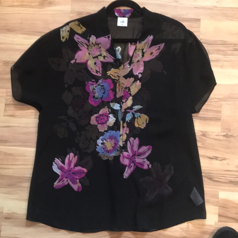 Cabi limited edition floral blouse